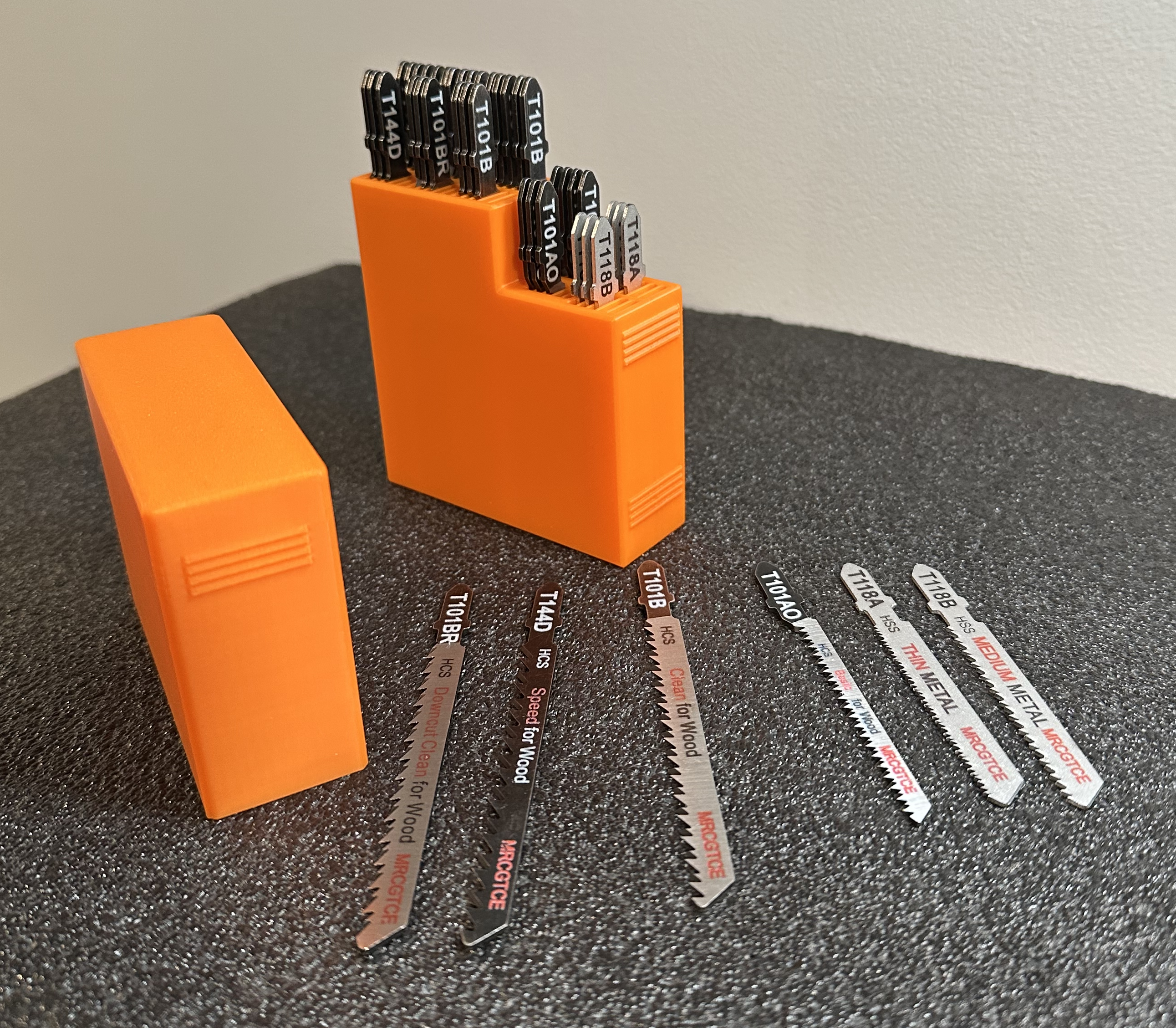 Jigsaw blade case