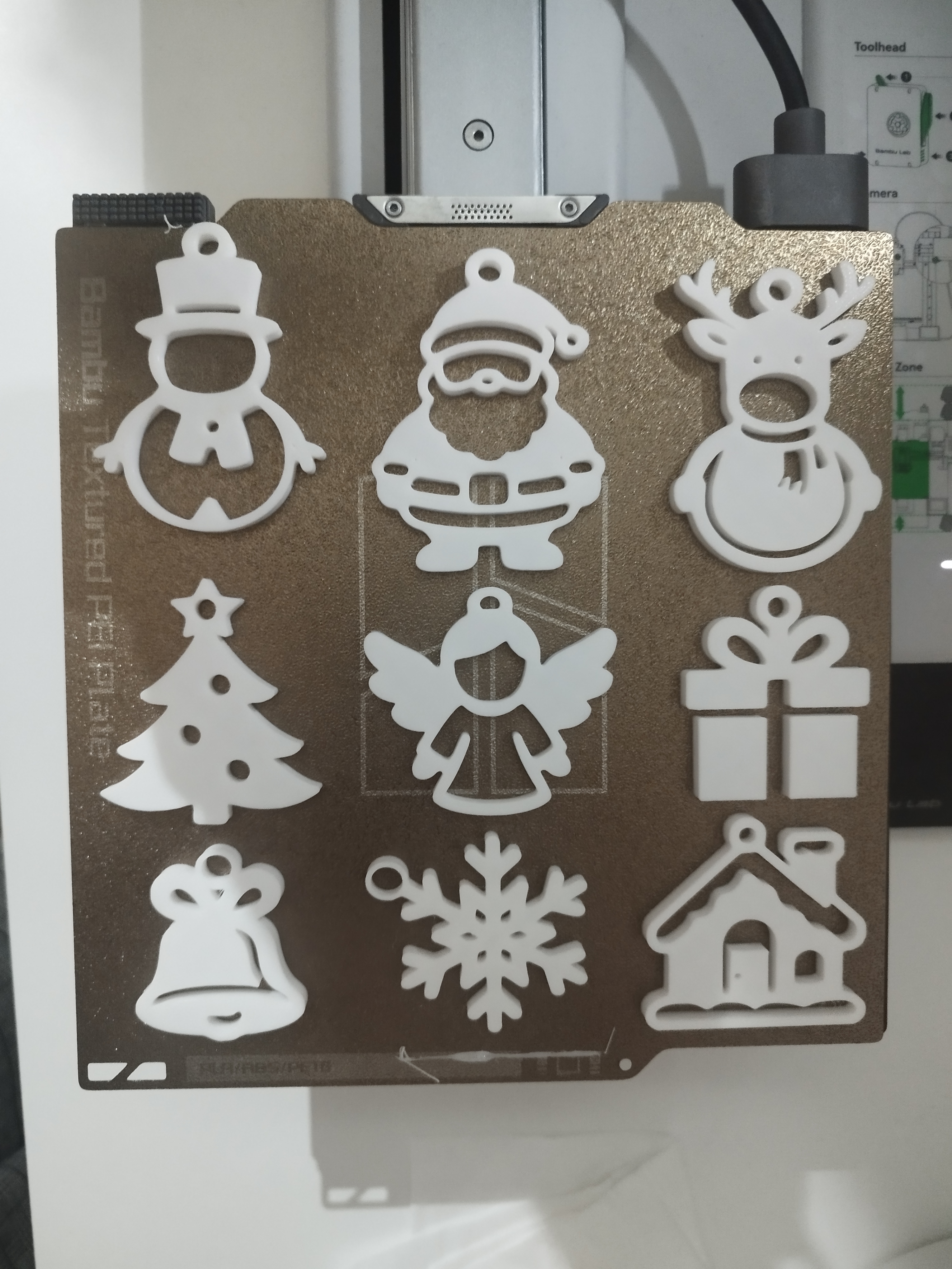 Christmas Ornament Pack β 9 Easy 3D Printable Decorations