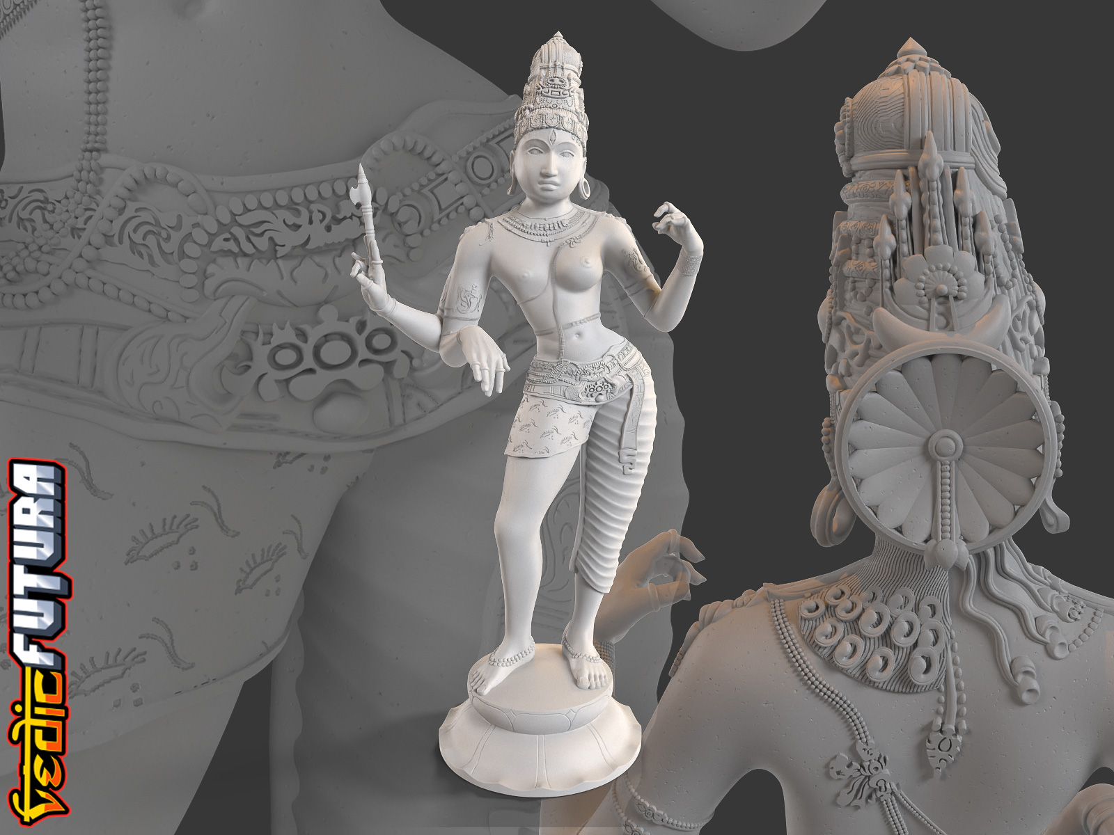 Ardhanarishvara - "The Lord Who is Half Woman."
