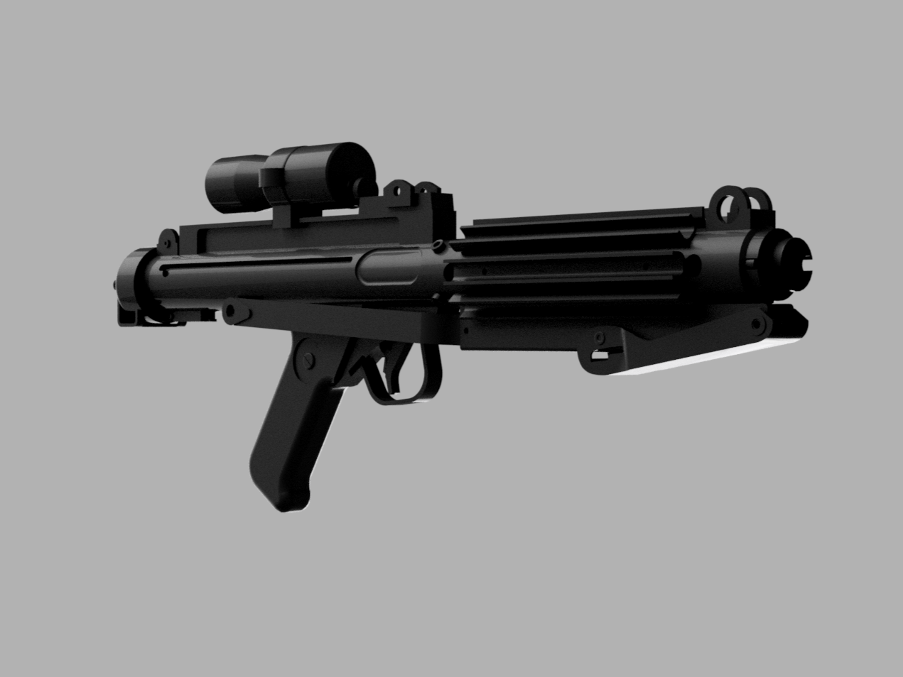 E-11 Stormtrooper Blaster Easy Print (ROTJ)