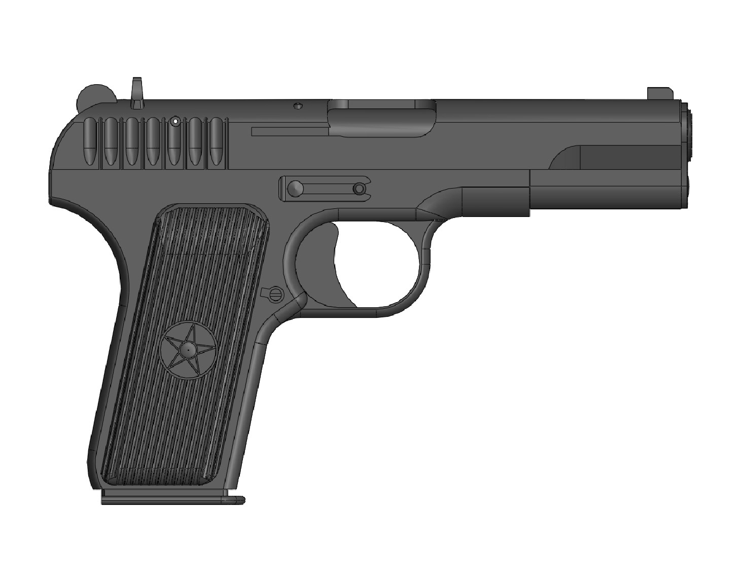 Tokarev TT-33, TT-33C and M57 Pistol Model