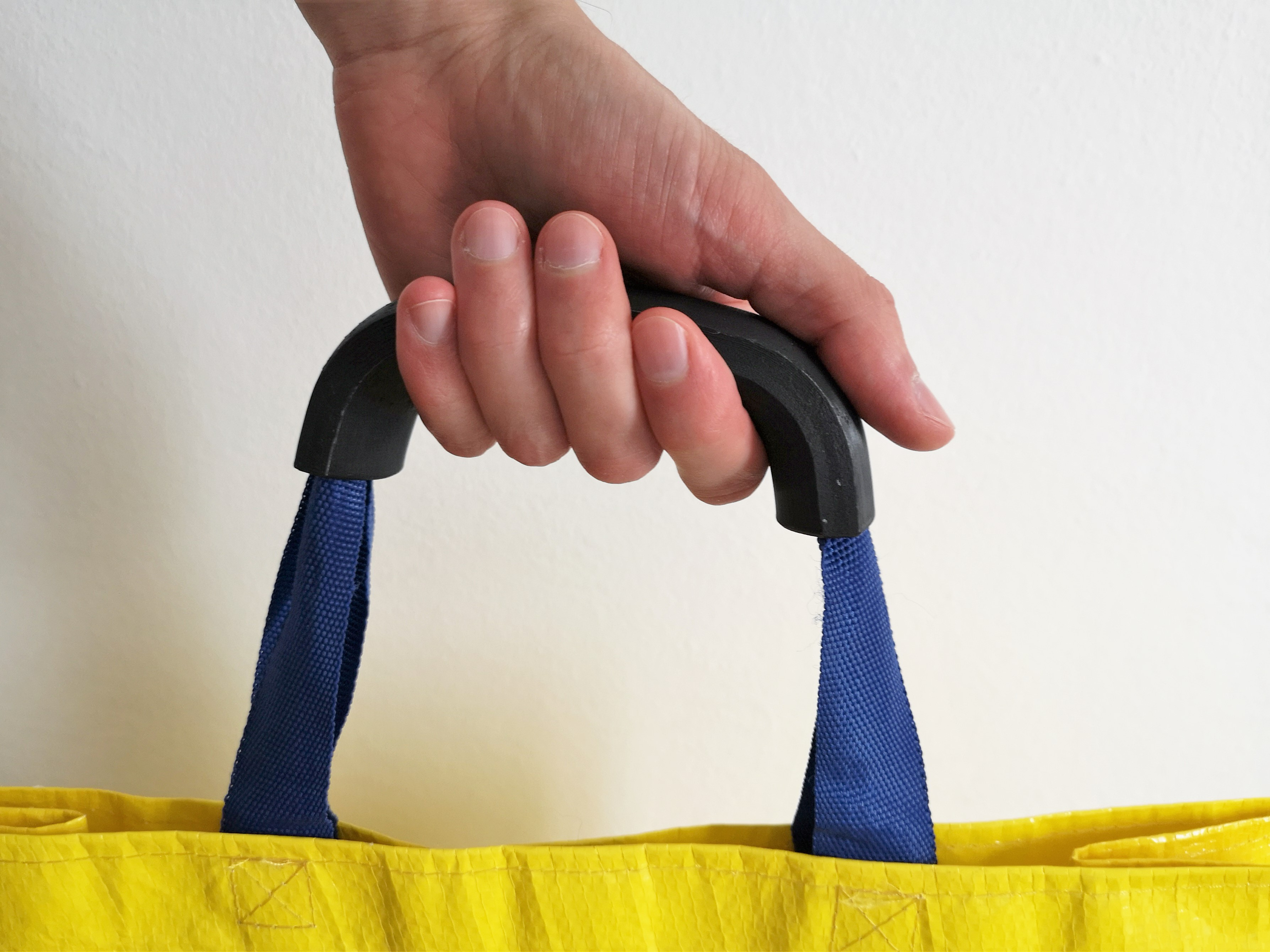 Shopping bag handle