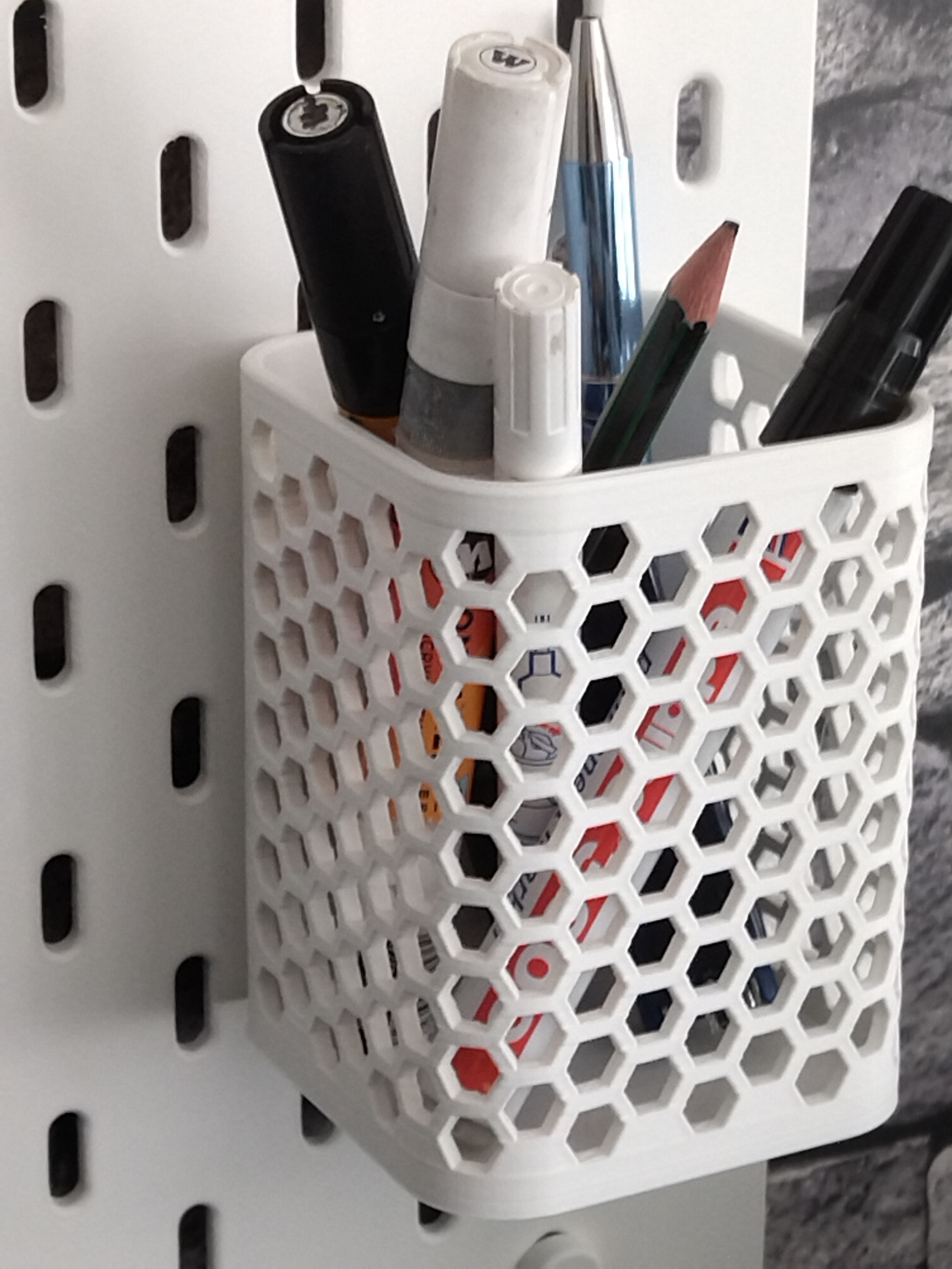 Skadis Hex Container / Pen Holder