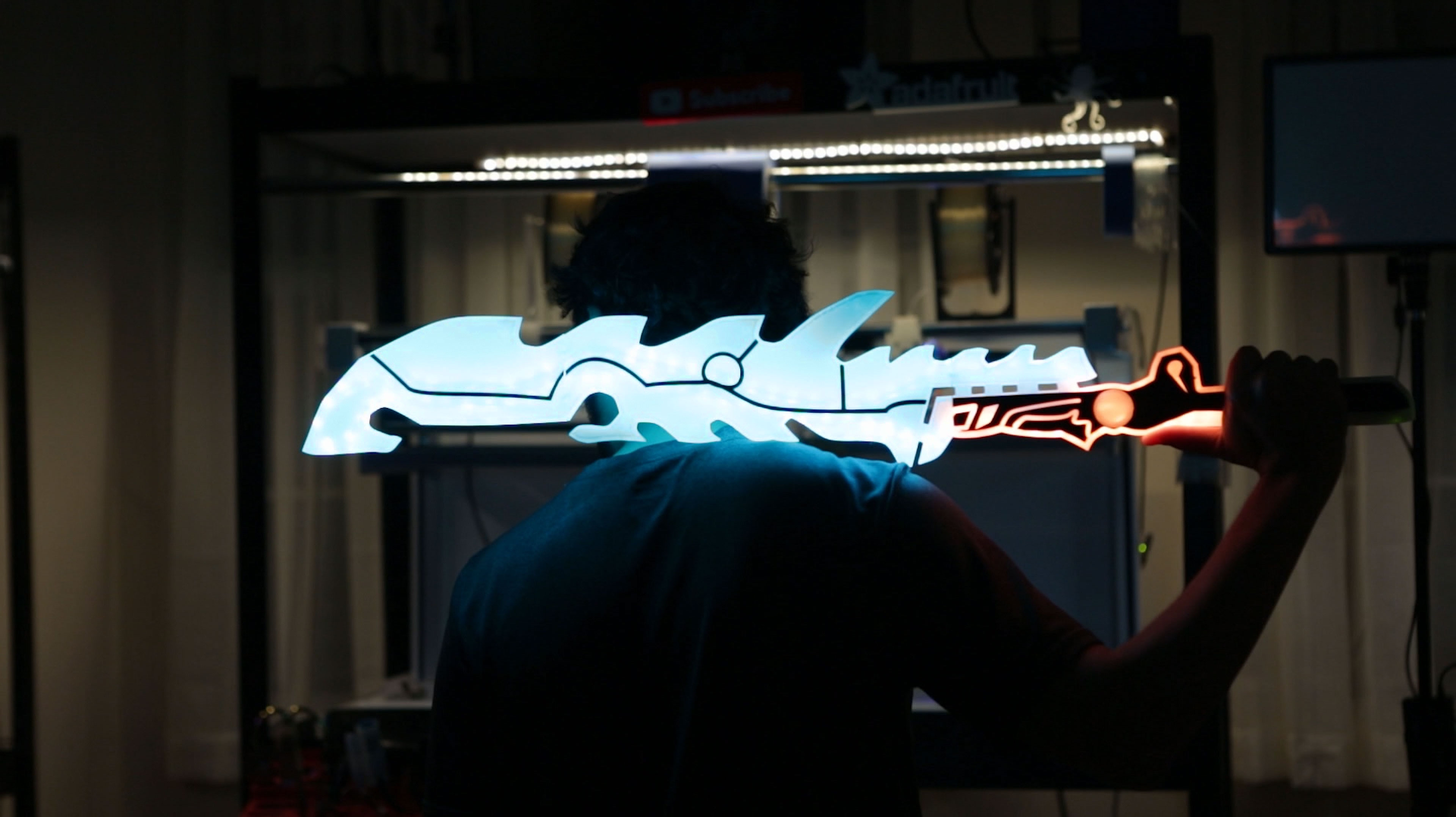 Zelda: Breath of the Wild – Guardian Sword with NeoPixel LEDs