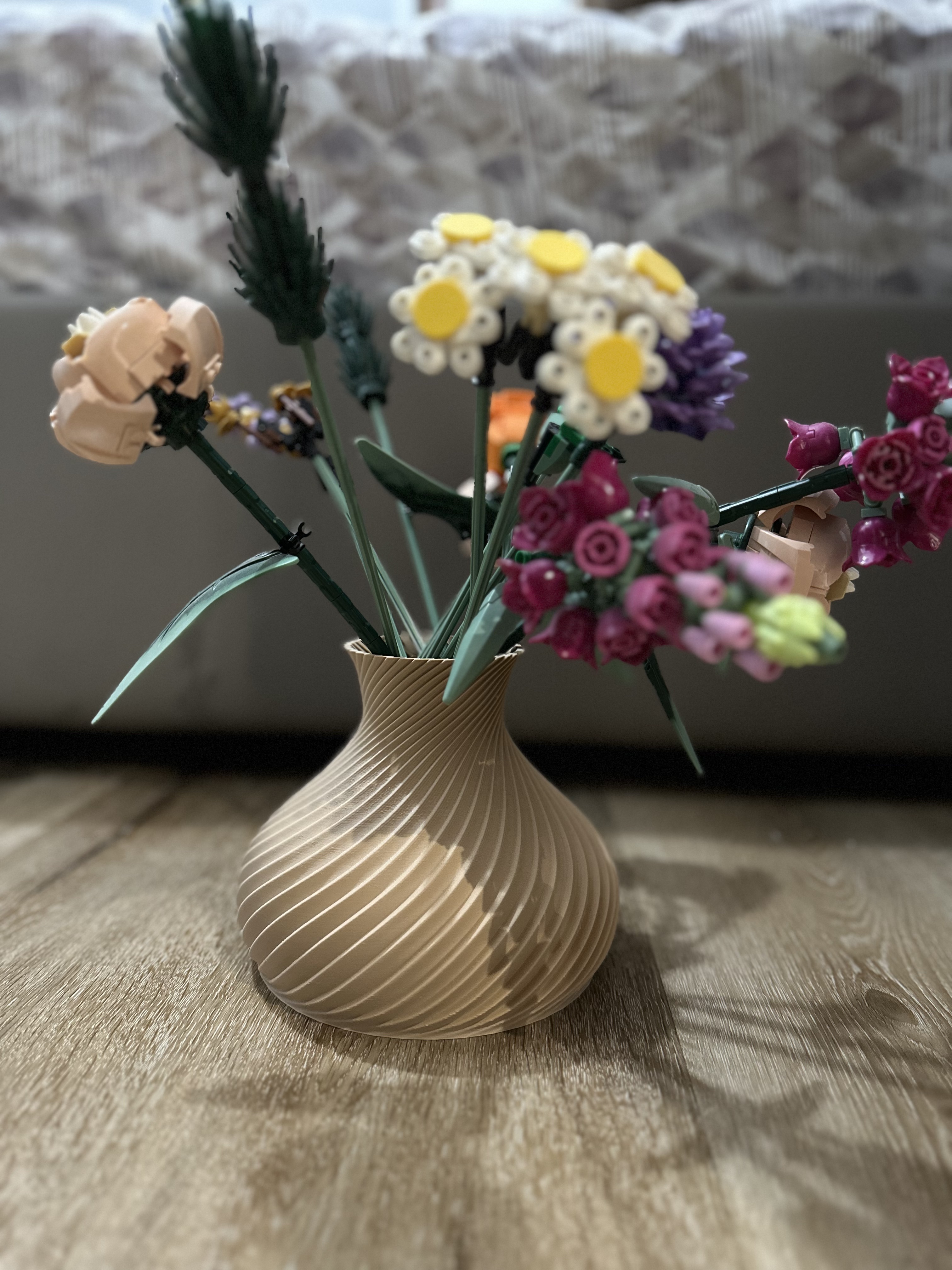 Vase Lego flowers