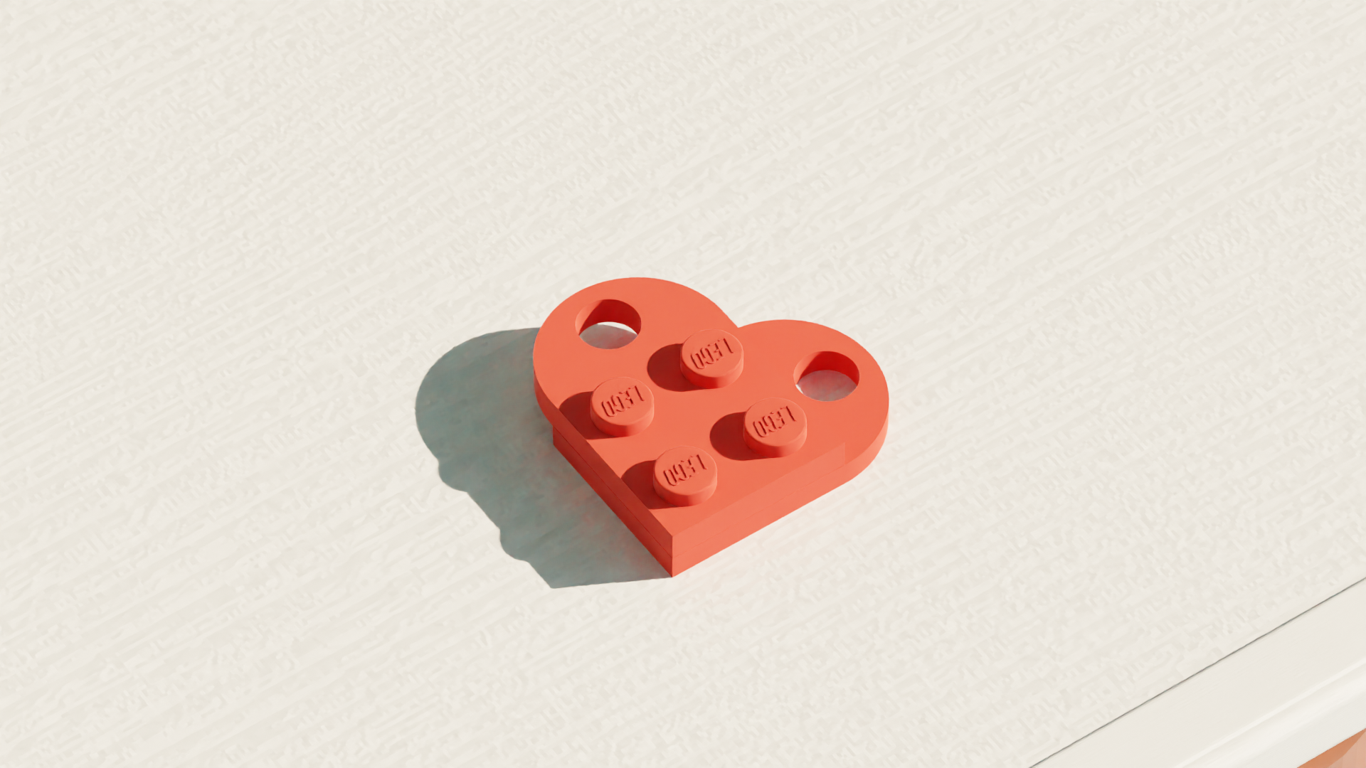 LEGO Heart - Keychain/Necklace