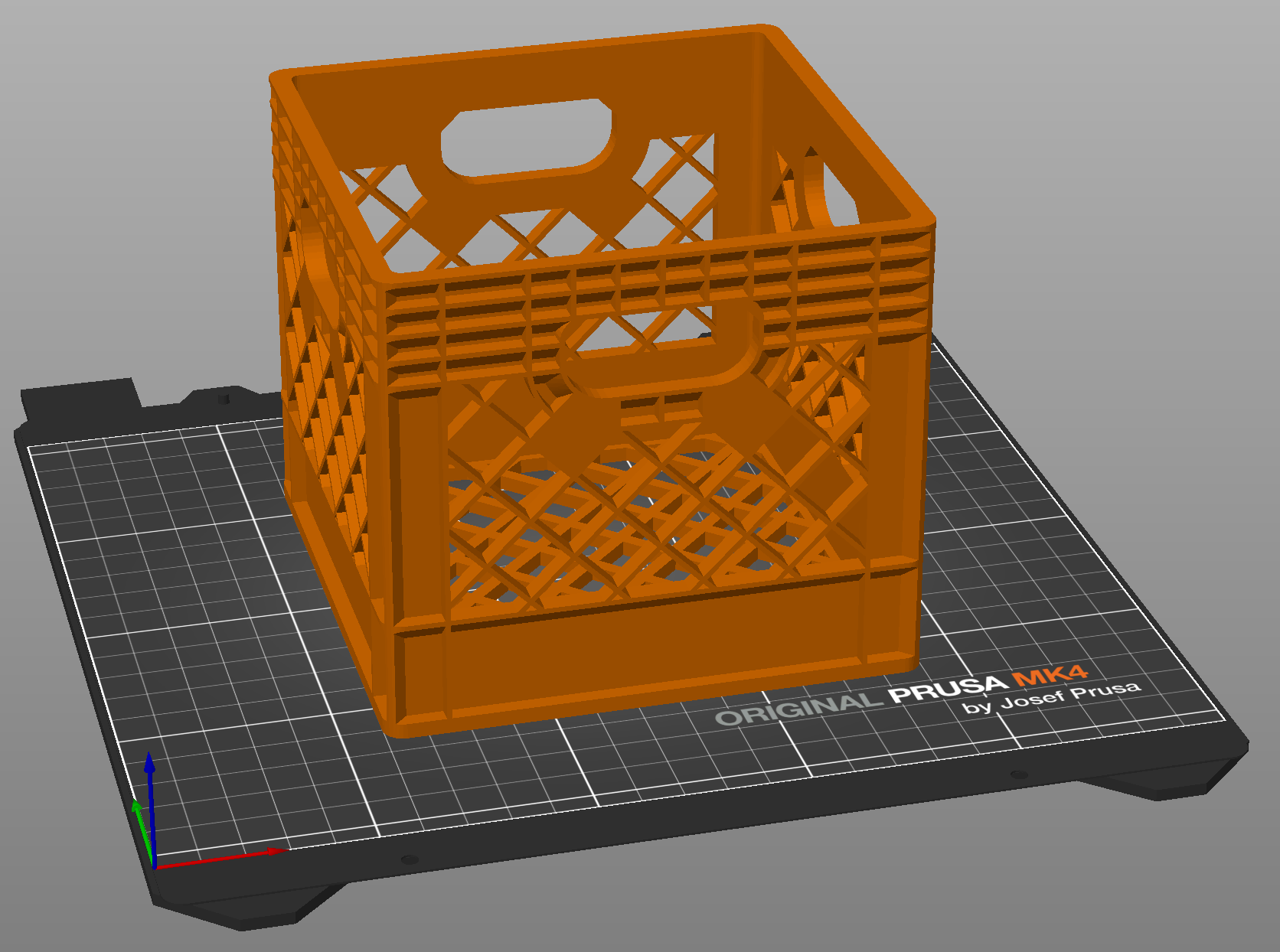 Milk Crate - No Supports