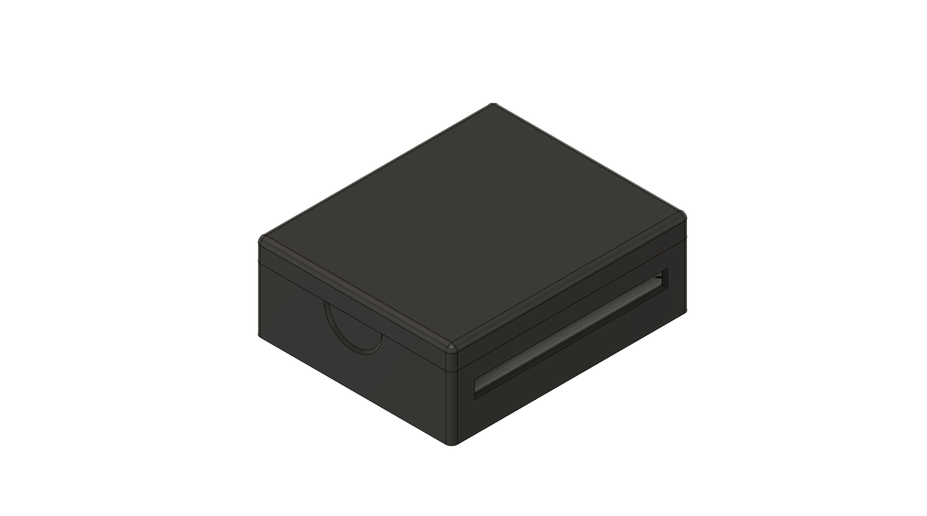 ESP32 38 pin breakout board case (snap-fit lid)