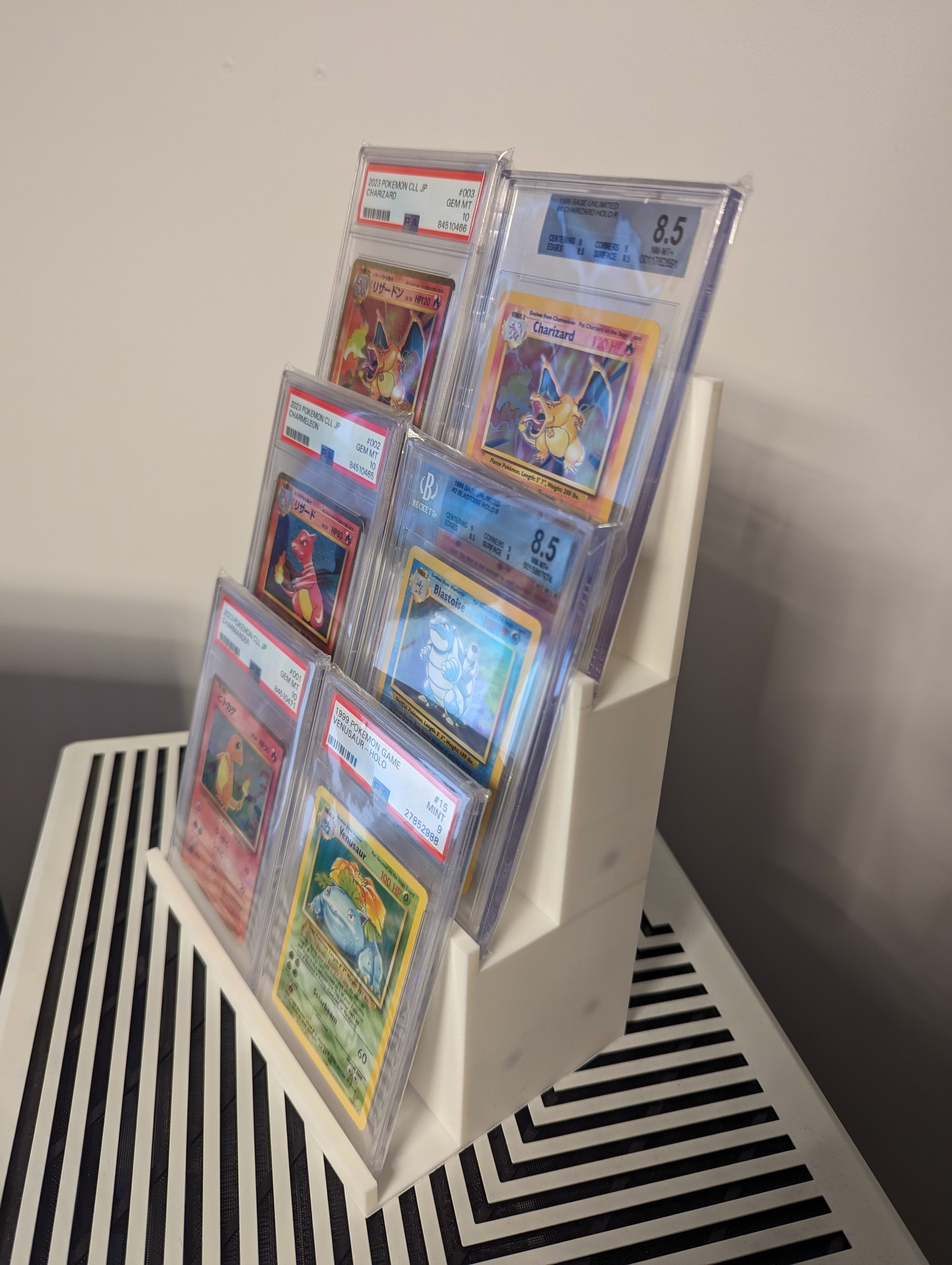 Graded Trading Card Display Stand