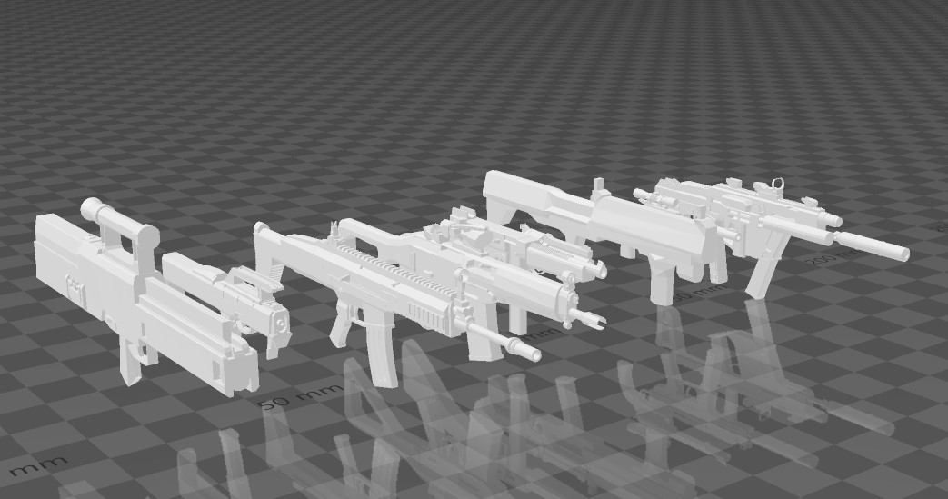 Assorted modern weapons for Dummy 13 /Lucky 13
