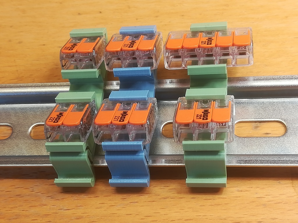 WAGO 221 DIN rail holder