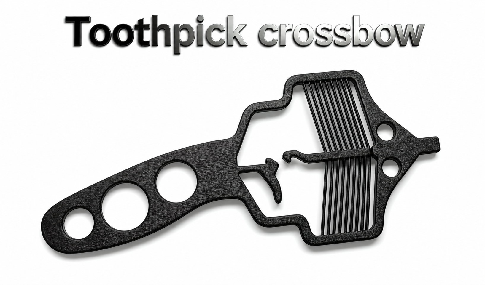 Toothpick crossbow