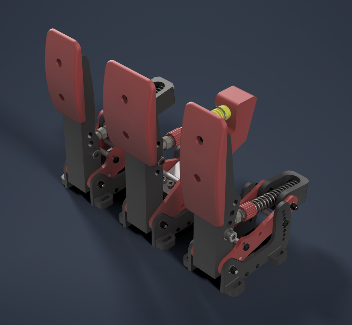 Sim Racing Pedals with Load Cell