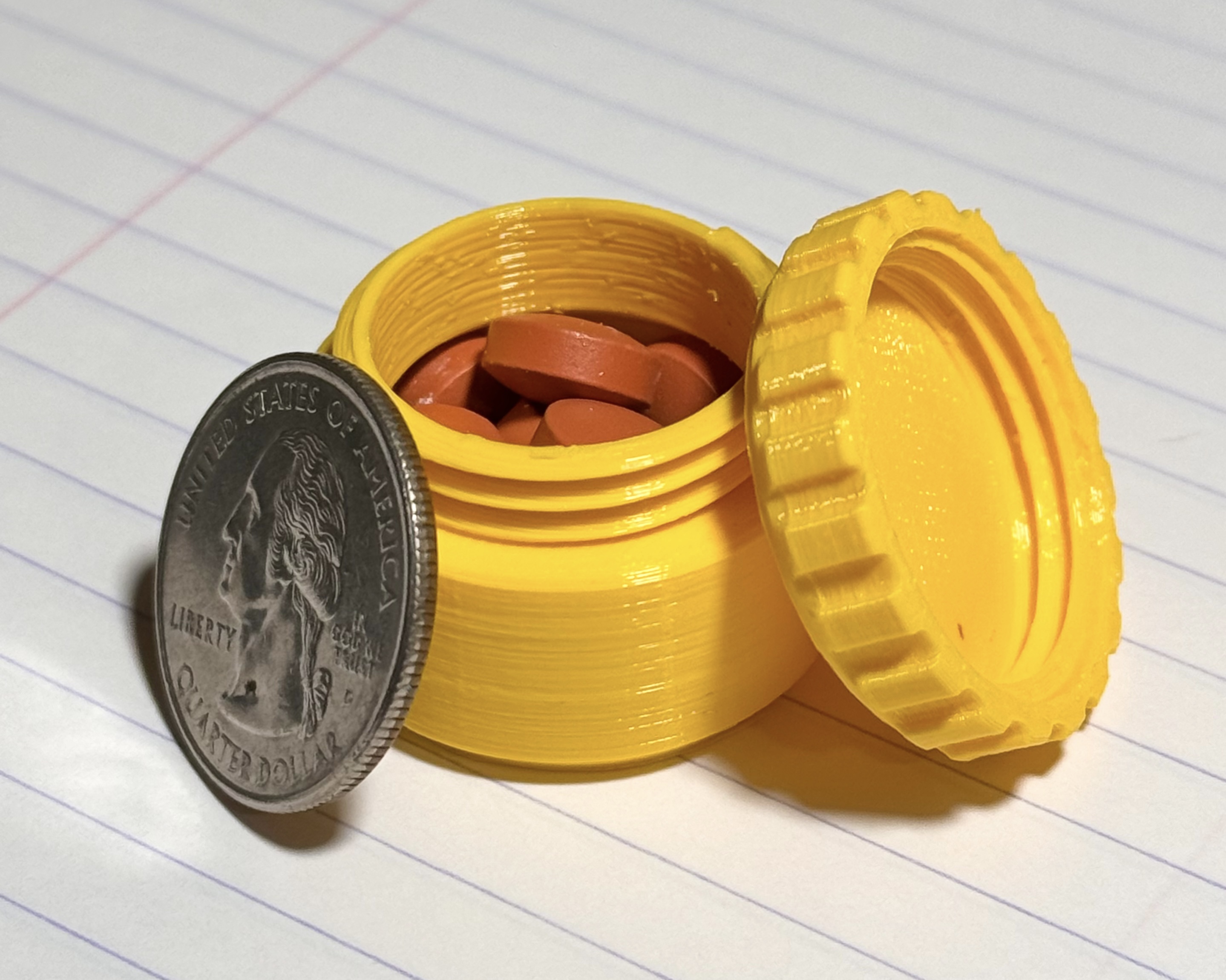 Mini Travel Pill Container