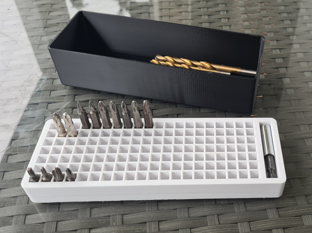 Schraubendreher Bit Box und Bithalter / Drill Bit Storage