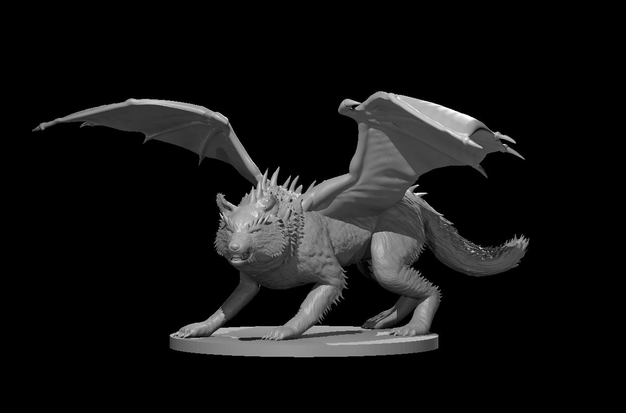 Draconic Wolf