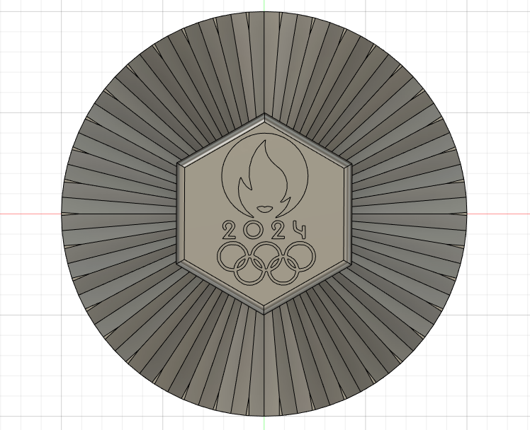 MΓ©daille Jeux Olympiques et Paralympiques Paris 2024 / Medal of Paris 2024 Olympics and Paralympics Games