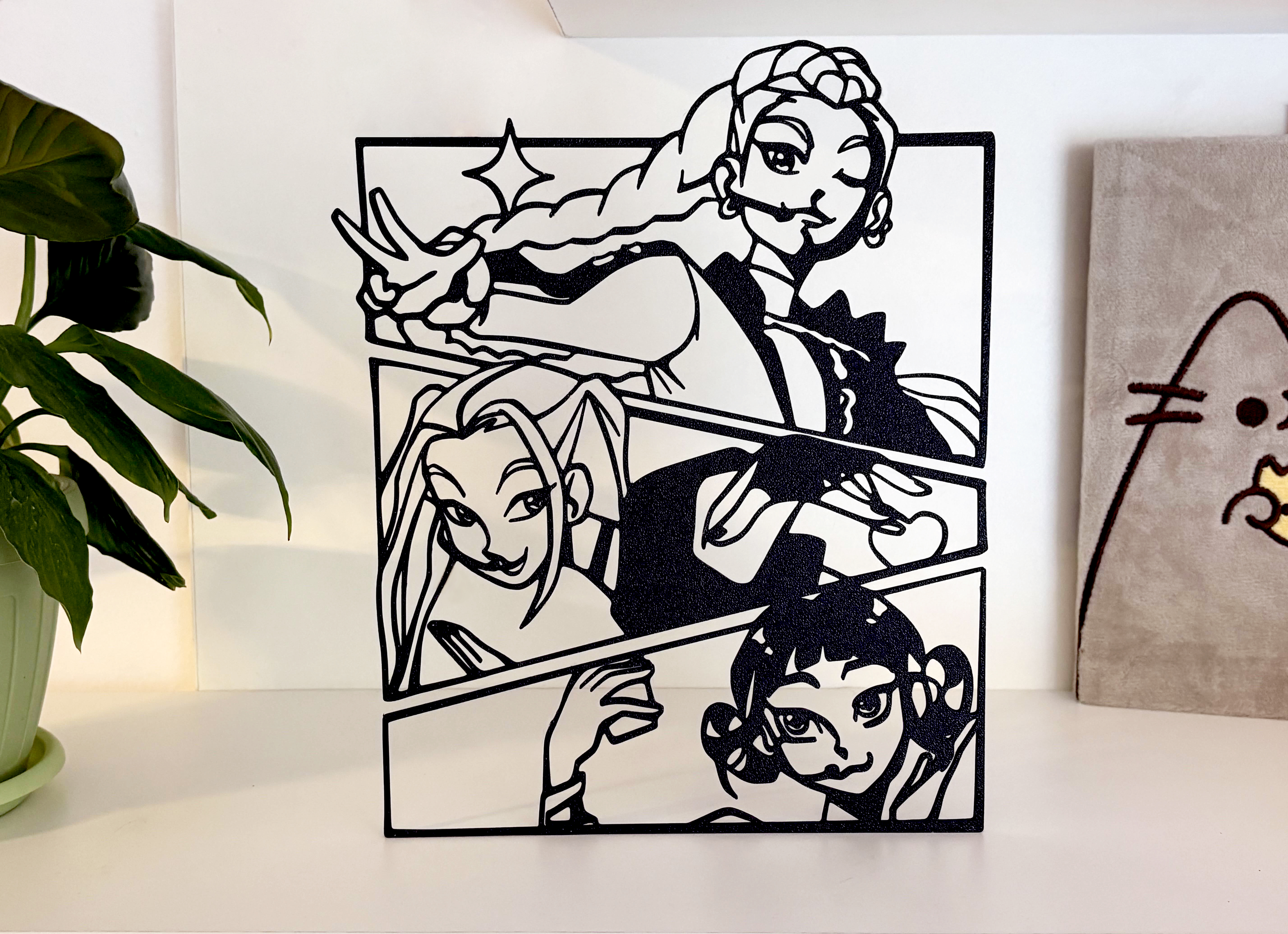 KPop Demon Hunters Wall Decor