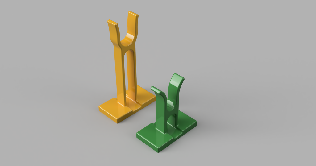Horizontal gun rack stand