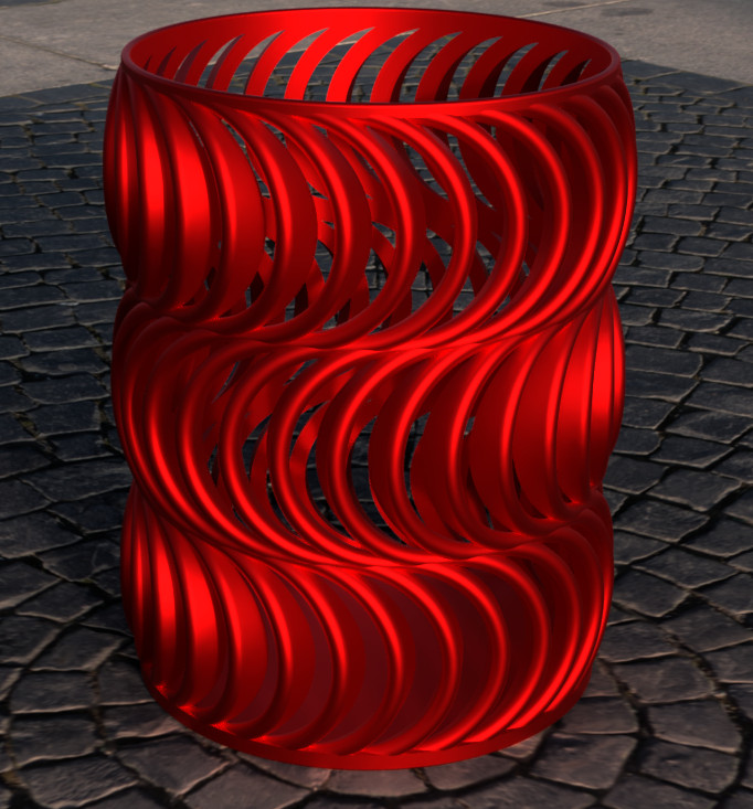 Curvy Pencil Holder
