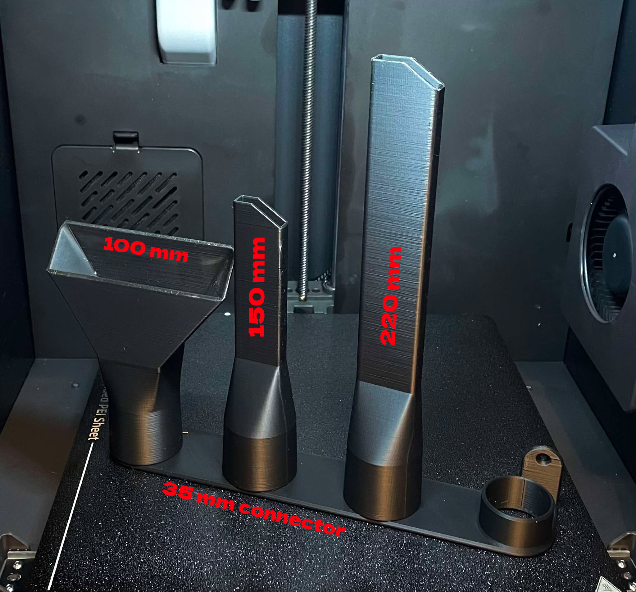 35mm Vacuum nozzles and holder