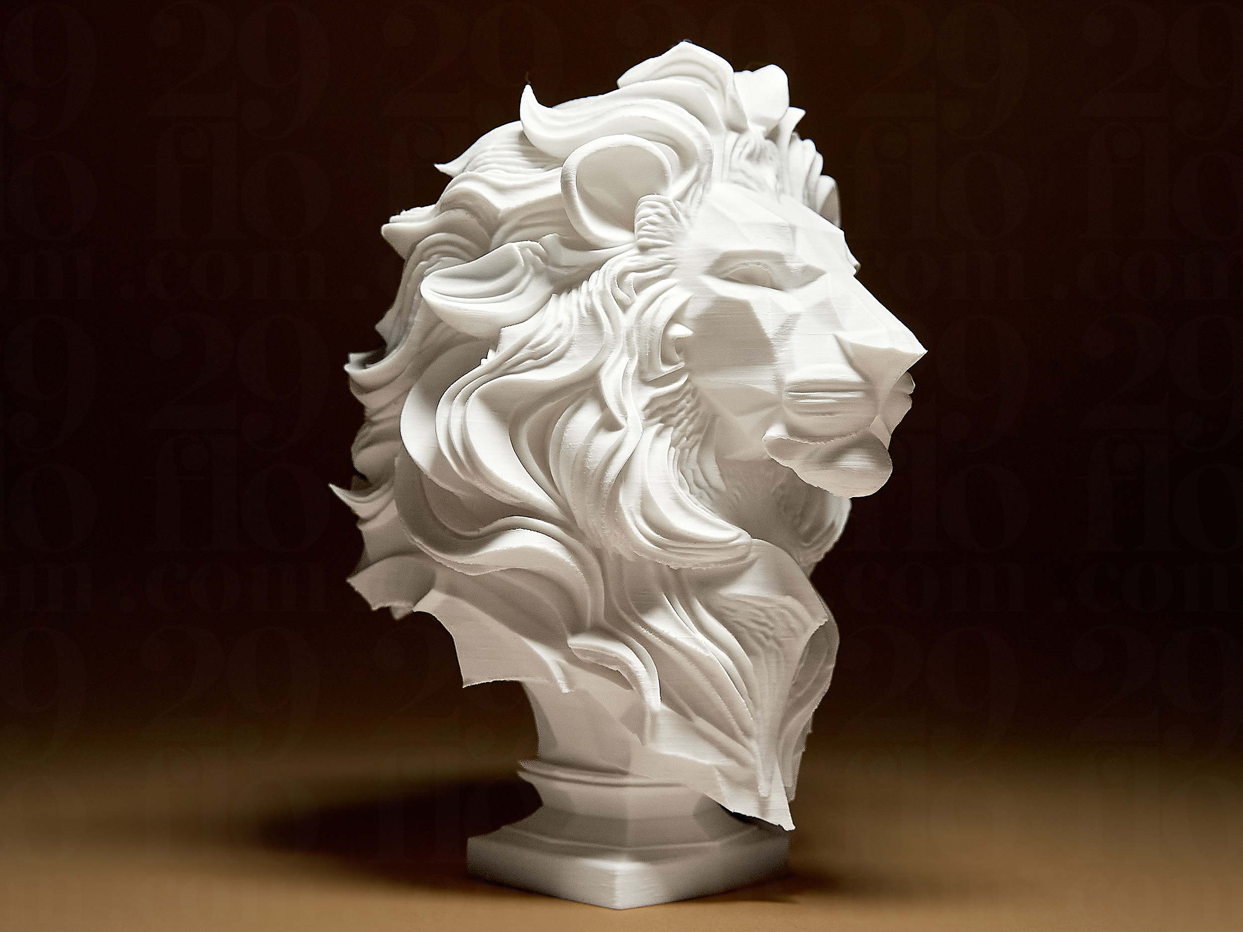 Elegant Lion Sculpture