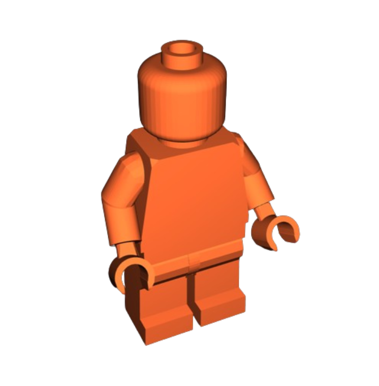 LEGO Character (Full body and piece separed)