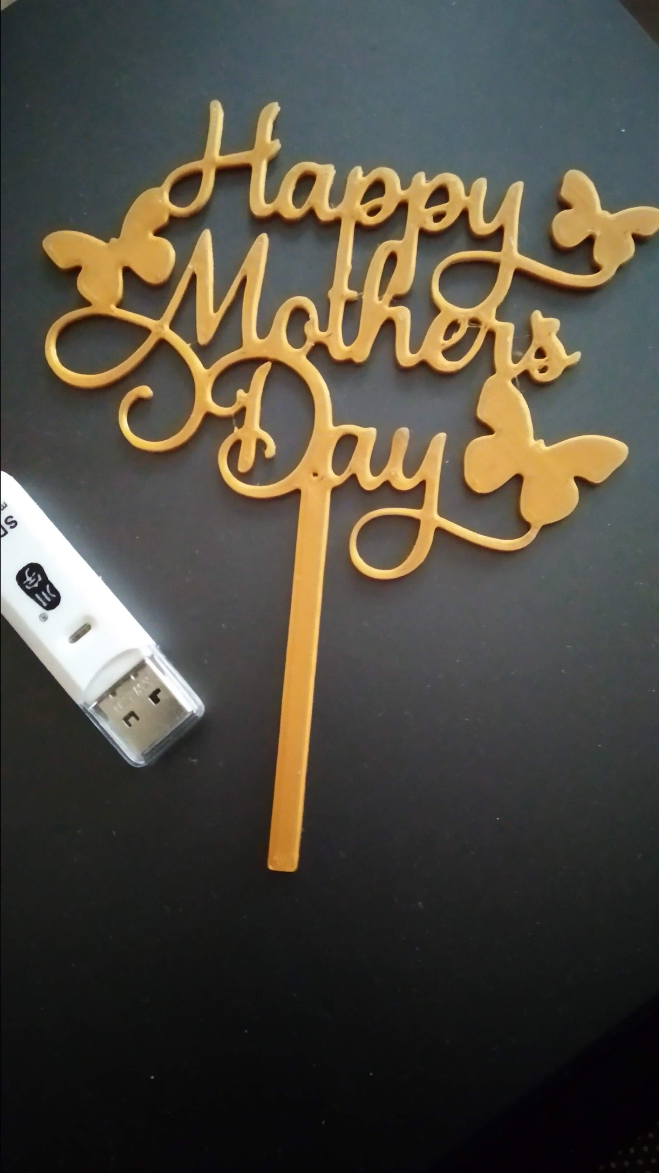 Mothers day cake topper