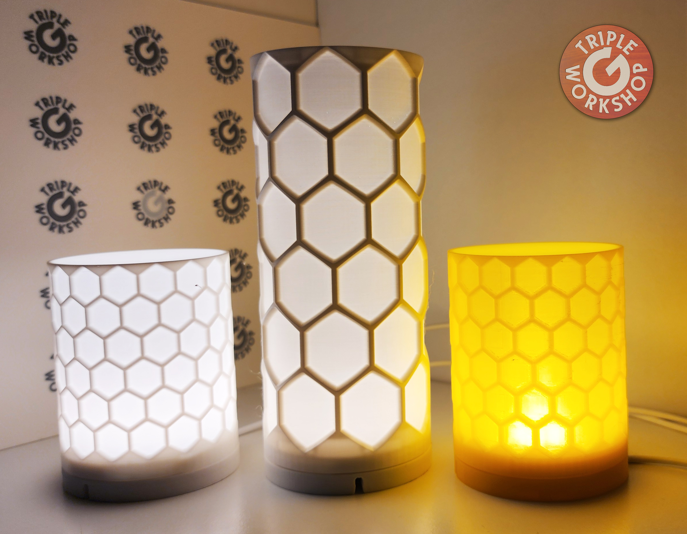 ⬑ Hex Lights for Bambu LED Lamp 001