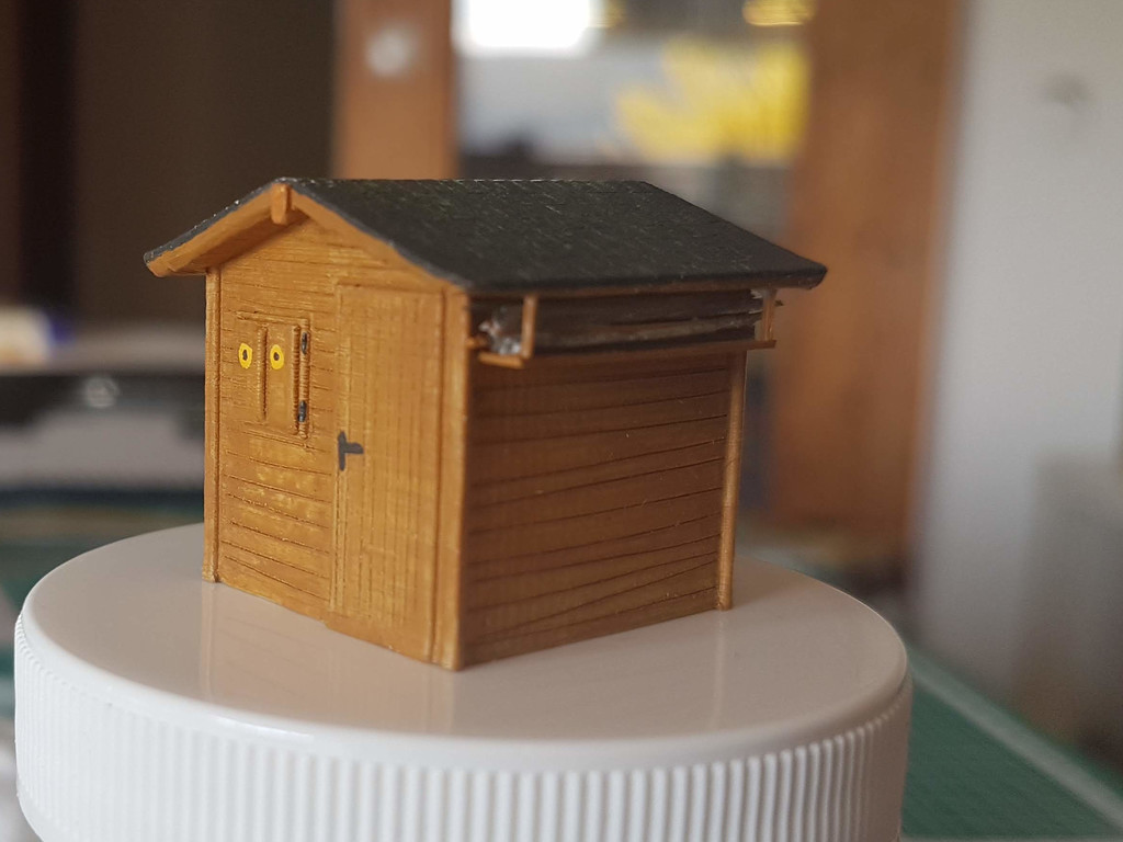 Garden Shed 1/87 scale (H0)