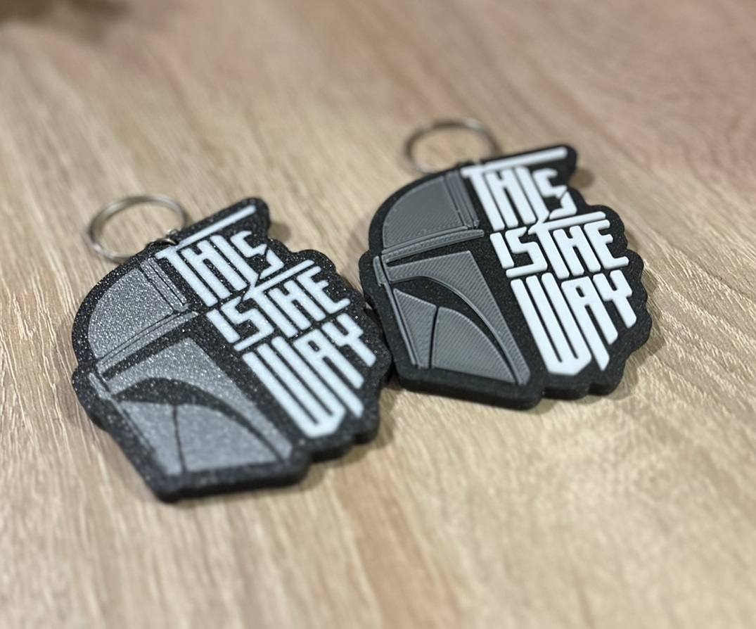 Mandalorian keychain