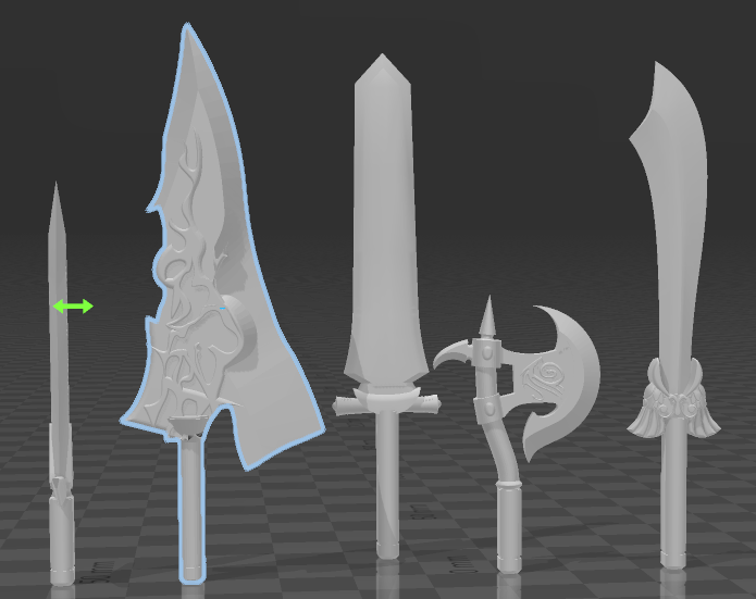 Soul Calibur Weapons for Dummy13