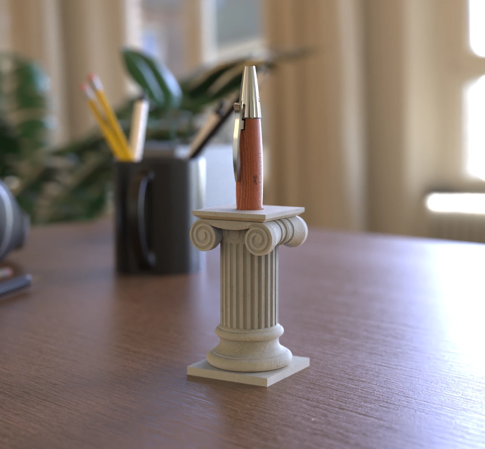 Ionic Column Pen Holder (Pencil Stand)