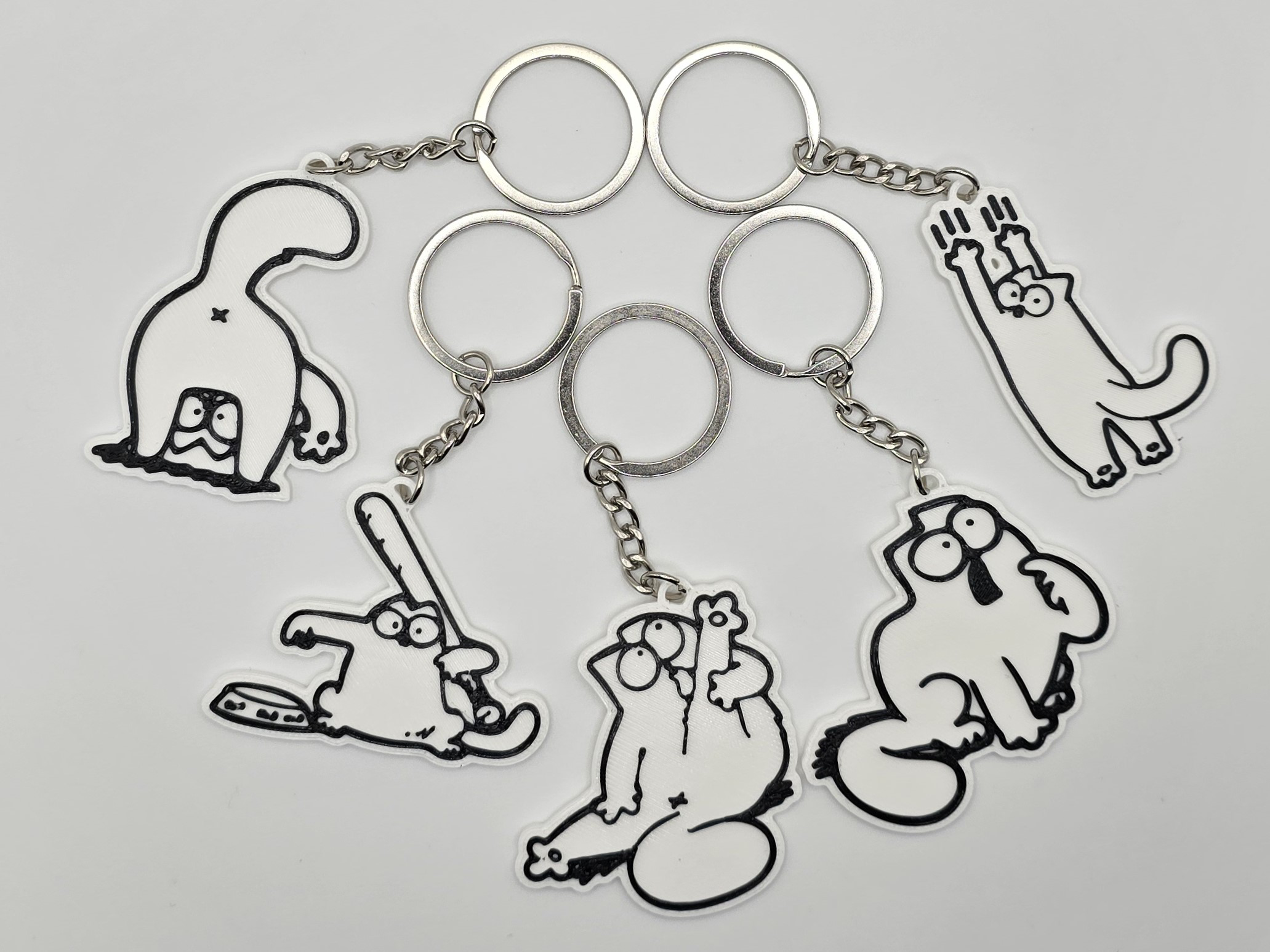 Simon's Cat Keychain (Remix)