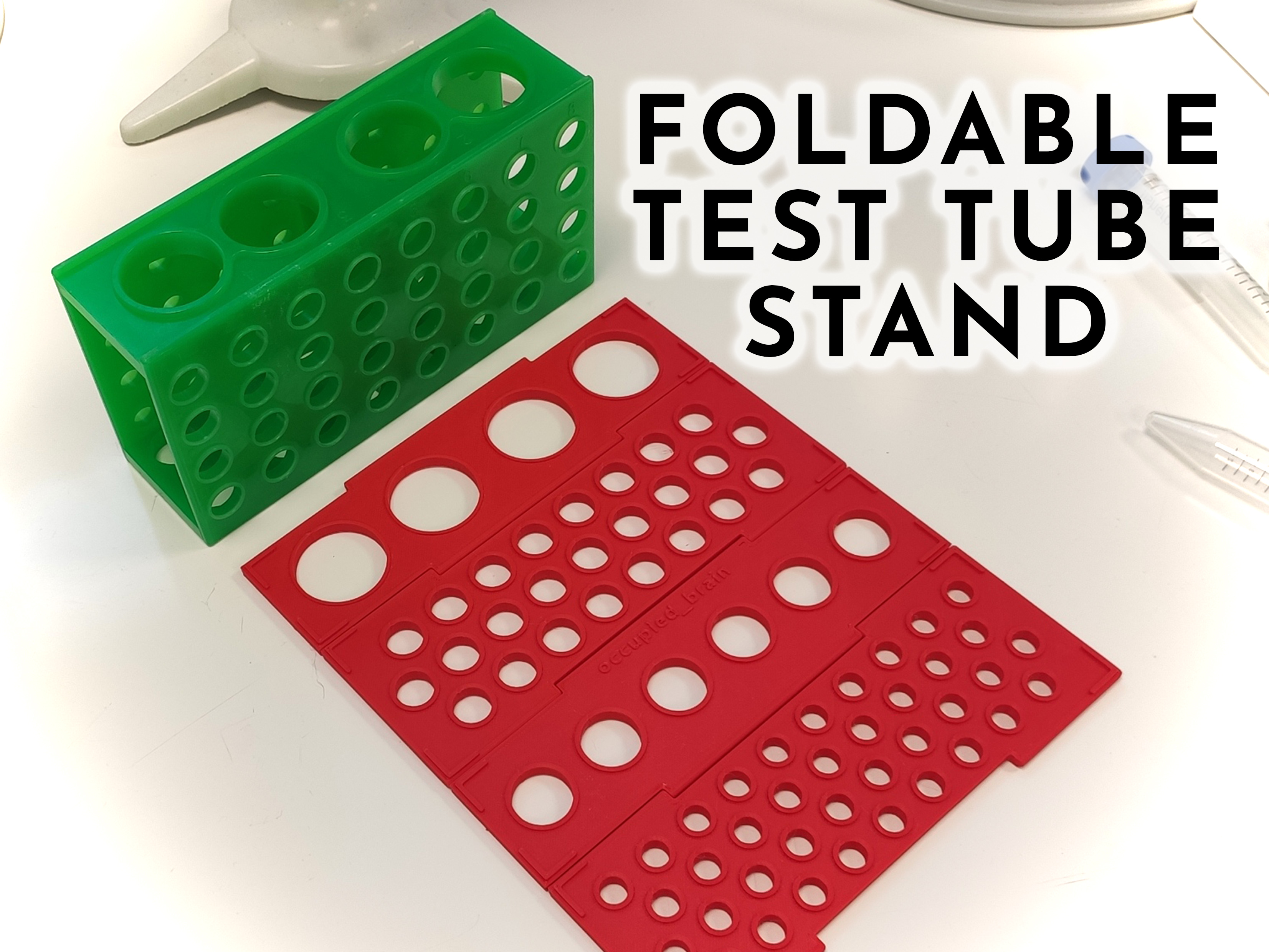 Foldable Test Tube Stand