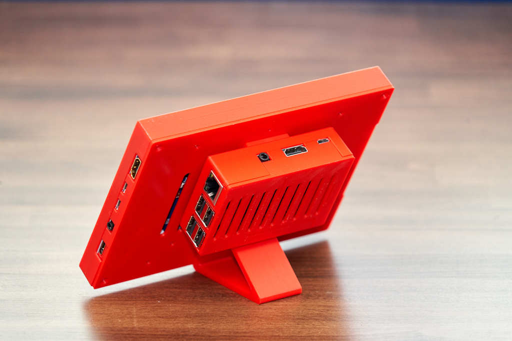 Desktop Pi3B/4B/5B mount for HDMI LCD