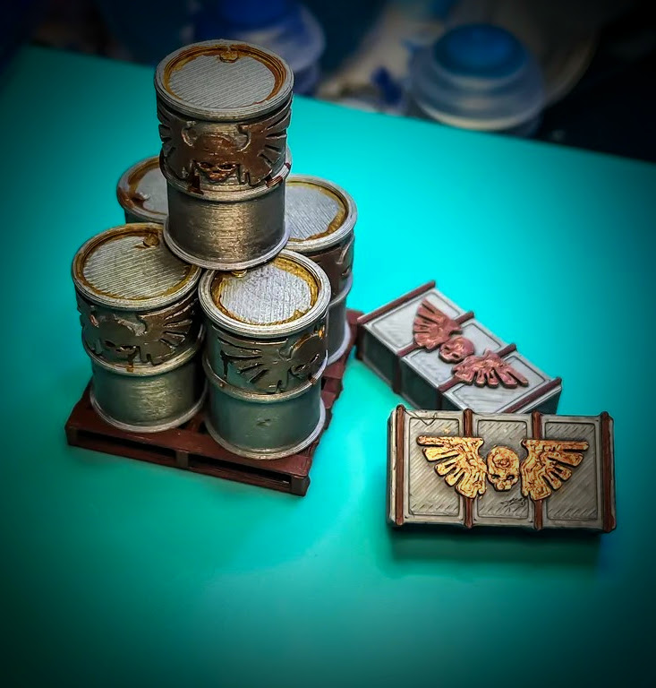 Barrel and Crate (Terrain)