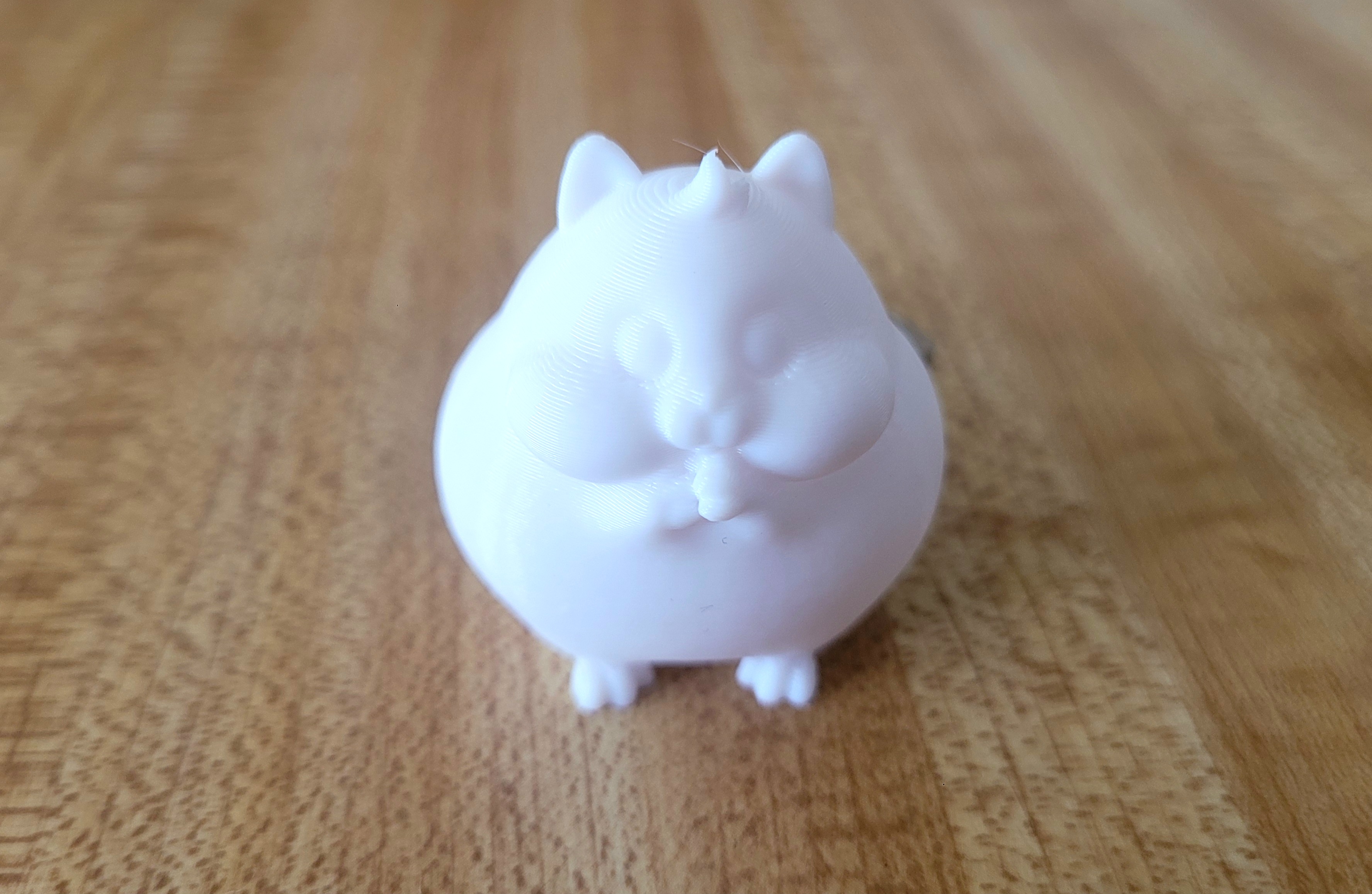 Fat Hamster with Key chain holes