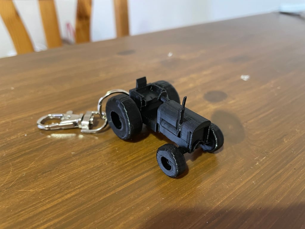 Tractor keychain