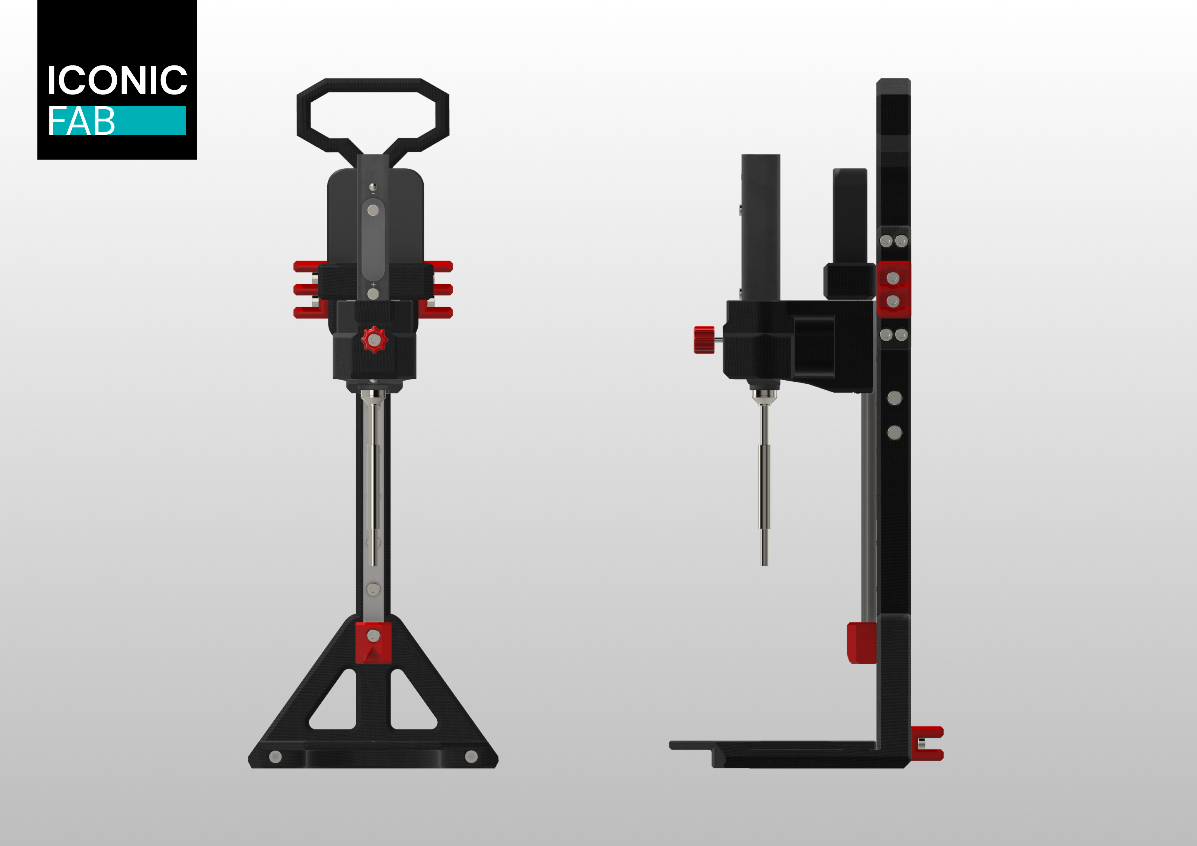 Stealth Press ZERO (small footprint heat set insert press)