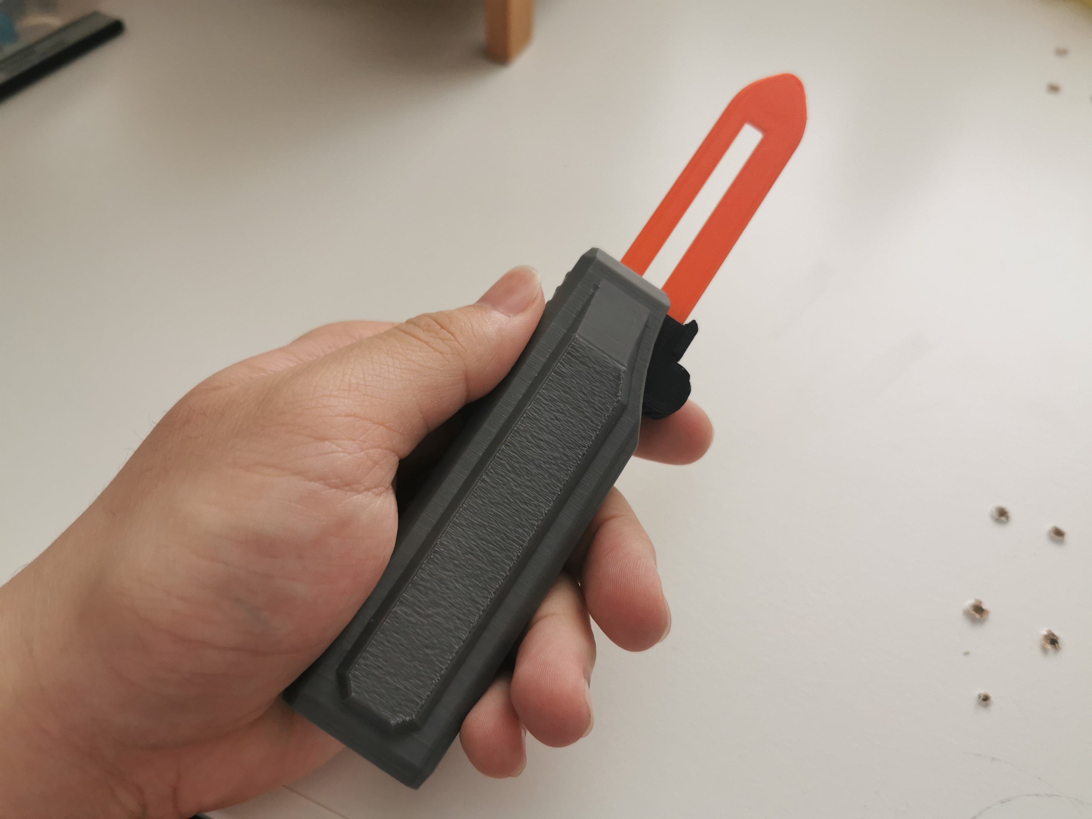Handle/Grip for OTF Fidget Knife