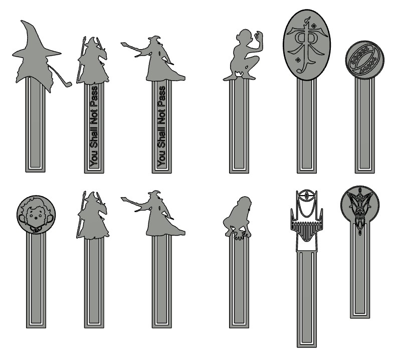 Lord Of The Rings bookmark