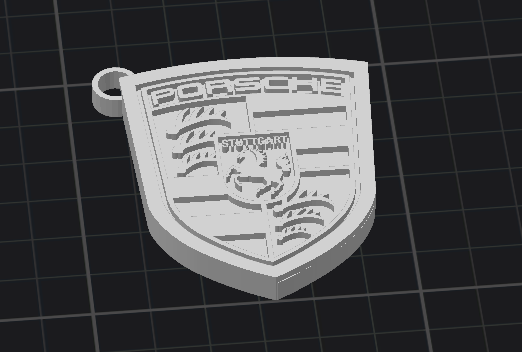 Porsche keychain