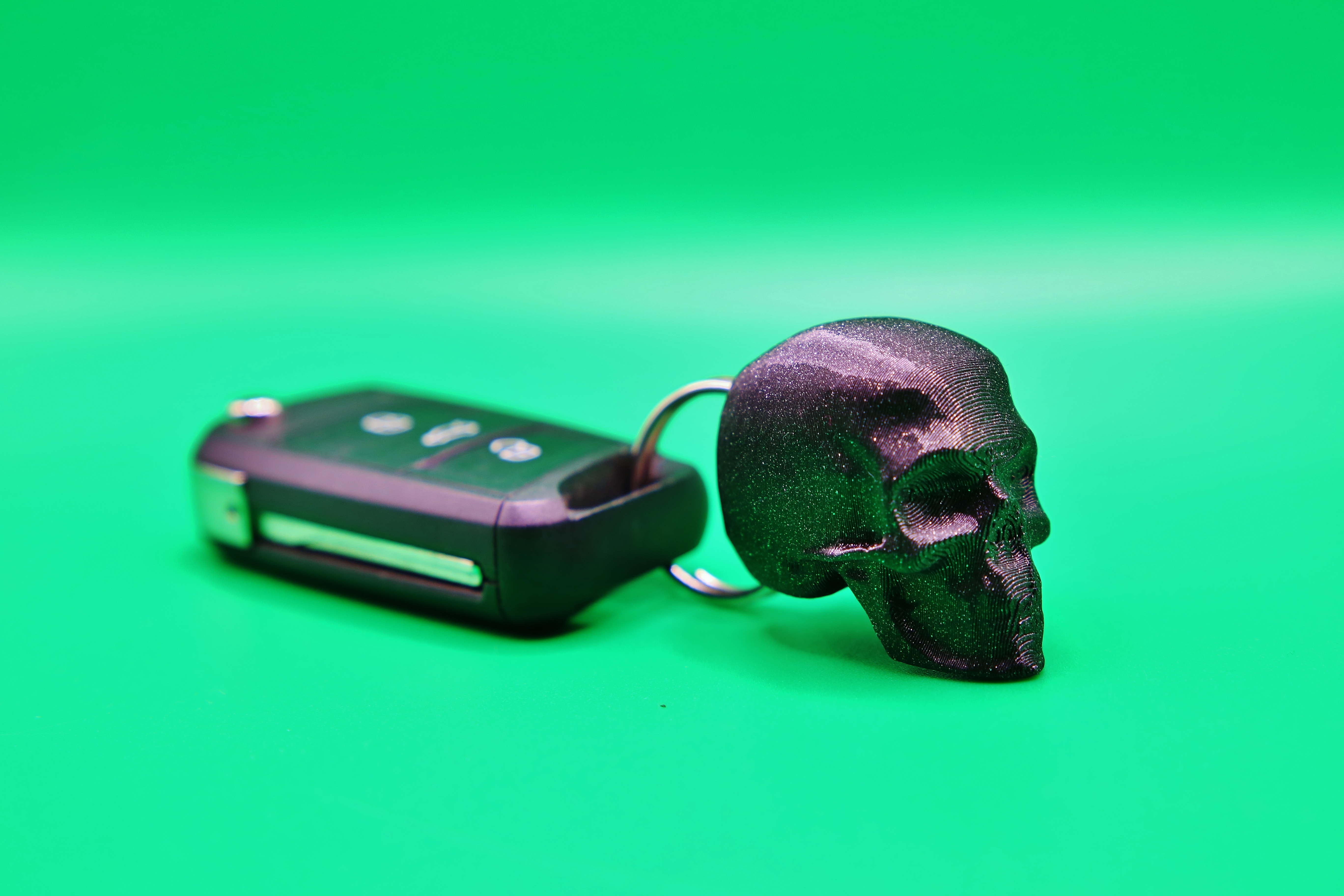 Skull keychain