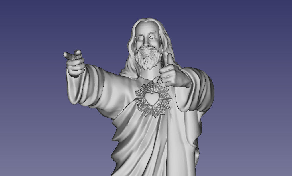 Jesus from dogma (Buddy Christ)