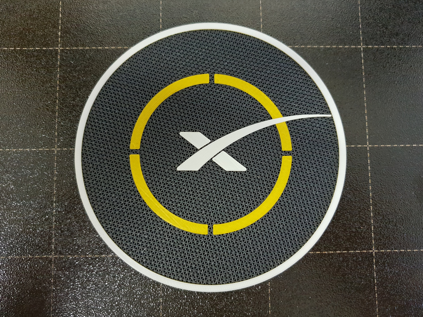 SpaceX landing pad