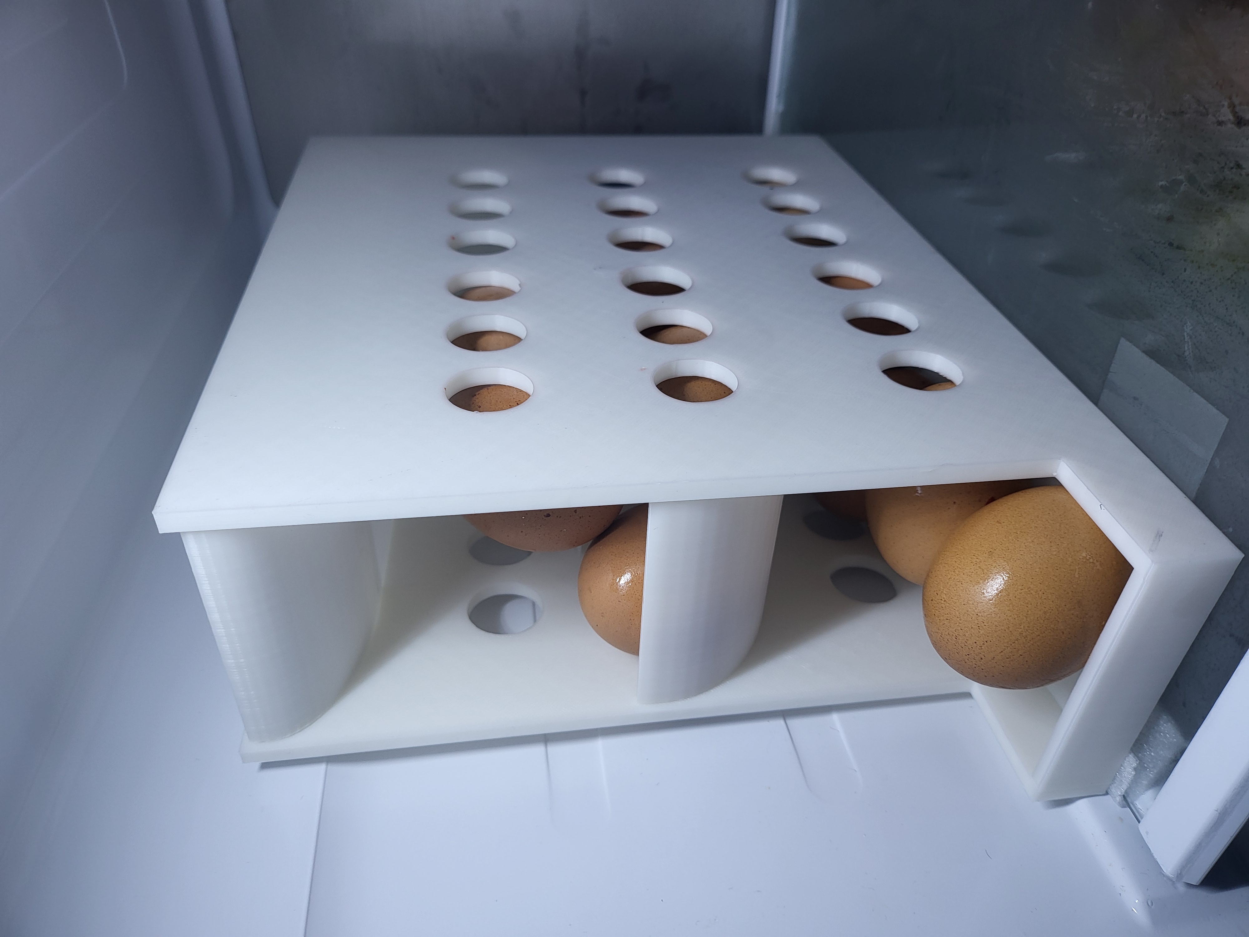 Egg Dispenser - Vertical Storage Tray