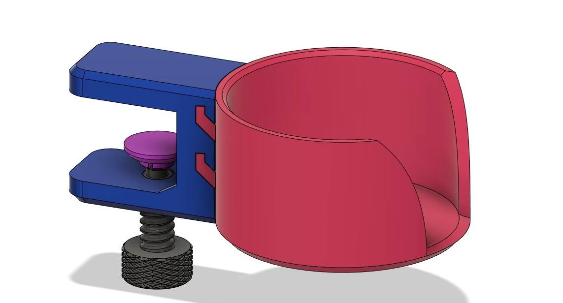 Cup Holder Clamp 3 (NO SUPPORTS)