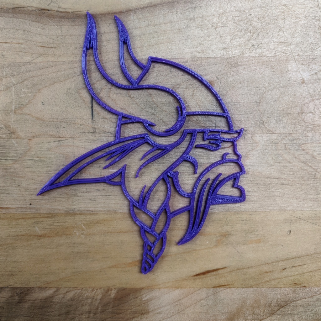 Minnesota Vikings Logo Outline