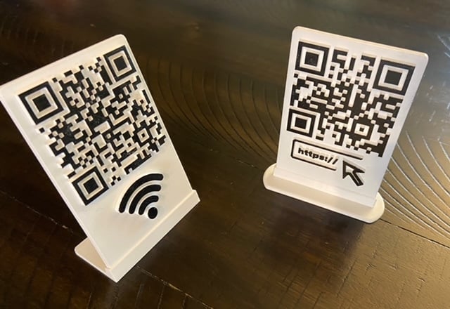 Easy One-Color Custom QR Code for Wifi, Check-In, Menu, Website